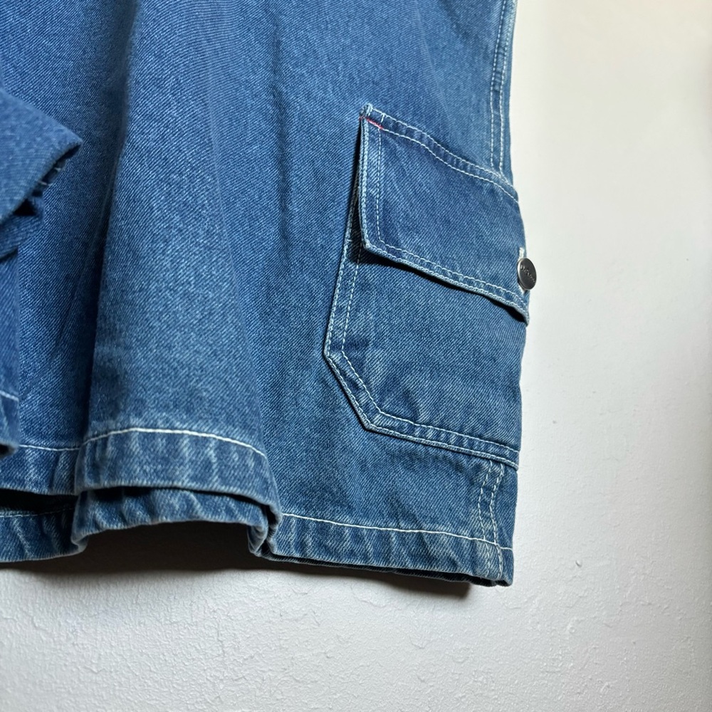 Vintage Deadstock Dr. Seuss One Fish Two Fish Red Fish Blue Fish Short Overalls - Picture 6 of 12